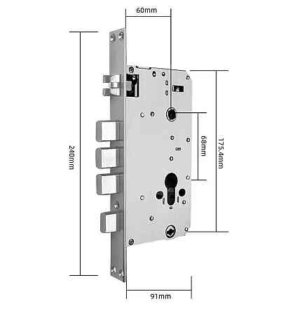3х-ригельний корпус замка PES 16068 Київ