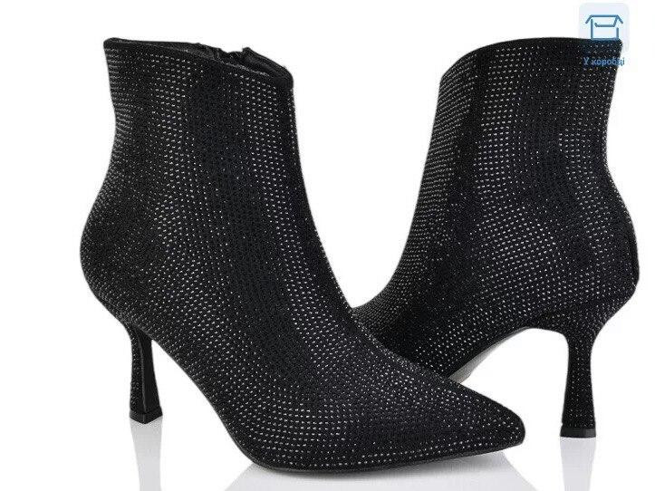 Lemon Черевики жіночі Lemon M69-1 чорні (весна-осінь, еко-замша) (6081) 38 Коломия - фото 1