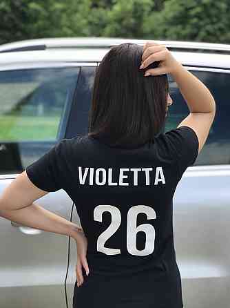 Женская именная футболка unisex с вашим именем и цифрой. Белый, XS Черновцы