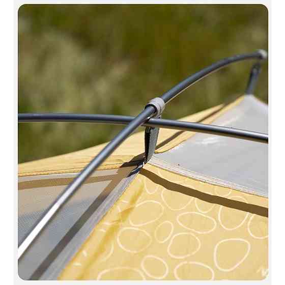 Намет тримісний Naturehike P-Series NH18Z033-P 210T/65D, жовтий Київ