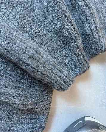 Жіночий повсякденний светр універсального крою машинне в'язання Графіт Одеса