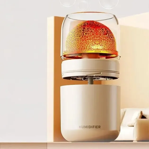 Ночной светильник-увлажнитель JSQ-2, аромадиффузор, дизайн "вулкан" Коломыя - изображение 4