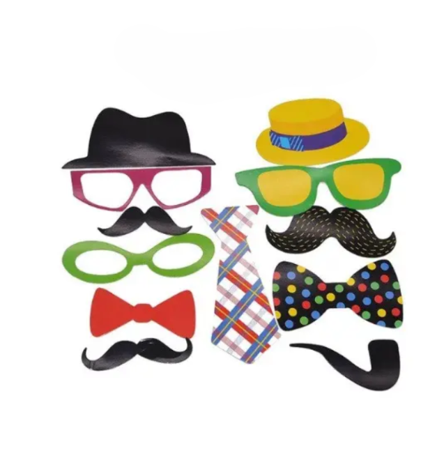 Фотобутафория для праздника 12 деталей one size разноцветный Киев - изображение 1