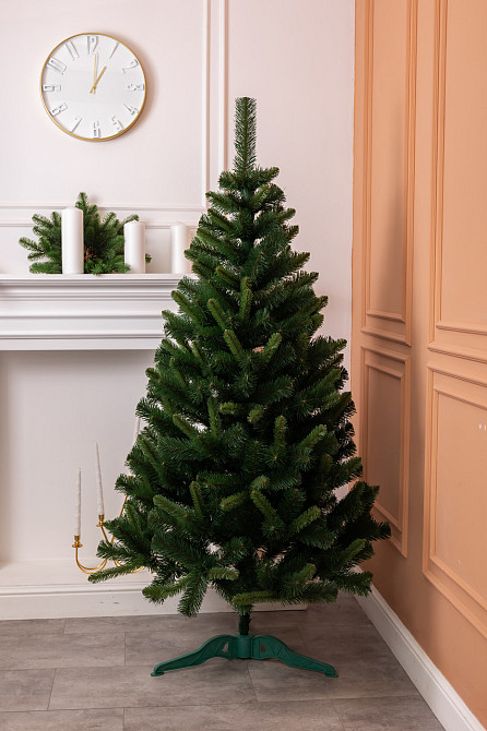 Штучна ялинка 0,9 м зелена, новорічна ялинка Різдво штучна реалістична Преміум SOK-2-1 Київ - фото 1