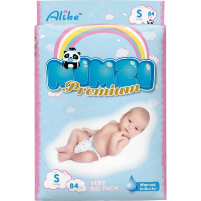 Підгузки Mimzi S 3-6 кг 84 шт. (MDS84) (4820209800067) Вінниця - фото 1