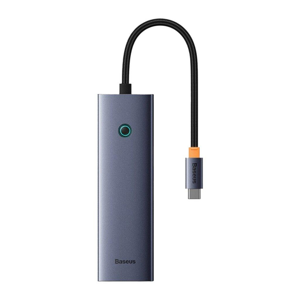 USB Hub Baseus Flite 6-Port Type-C to HDMI4K 60Hz*1+USB 3.0*3+PD*1+RJ45*1 Cерый Киев - изображение 5