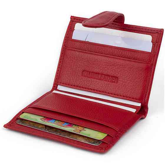 Гаманець-візитниця ST Leather 19211 Червоний Київ