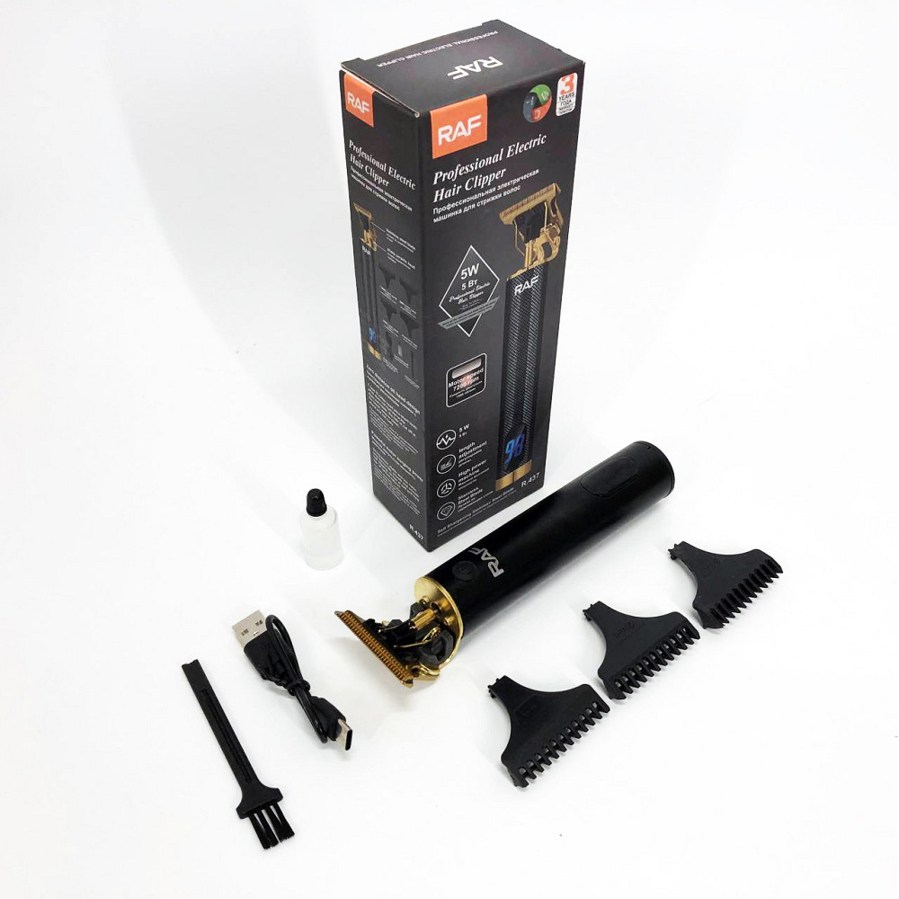 Професійний бездротовий тример, Перукарські машинки професійні, Машинка для стрижки волосся електрична RO-94 Львів - фото 11