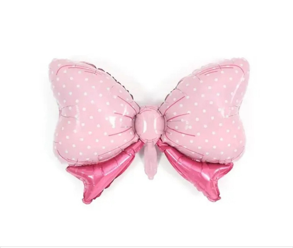 Фигура фольгированная розовый бант 80см Киев - изображение 1