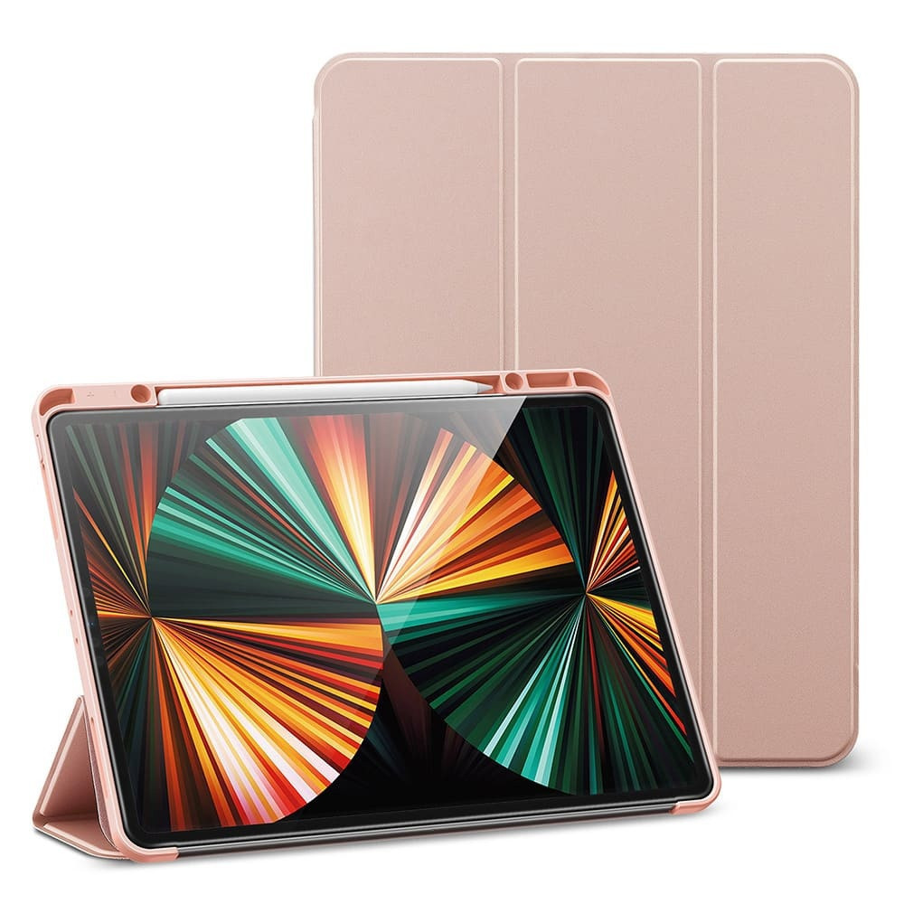 Чохол ESR для iPad Pro 11” 3rd Gen, 2021, M1 з тримачем для стилуса Pencil, ударопоглинаючий, з функцією сну пробудження рожевий Київ - фото 2