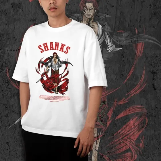 Футболка мужская с принтом Ван Пис Redhead Shanks Размер 48 Anime0265 Днепр
