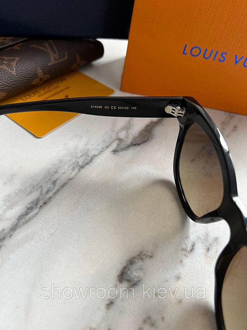 Жіночі сонцезахисні окуляри Lv (1523) brown LUX Київ - фото 9