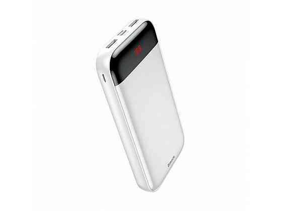 Зовнішній акумулятор Baseus Mini Cu Digital Display Power Bank 20000mAh  White Київ