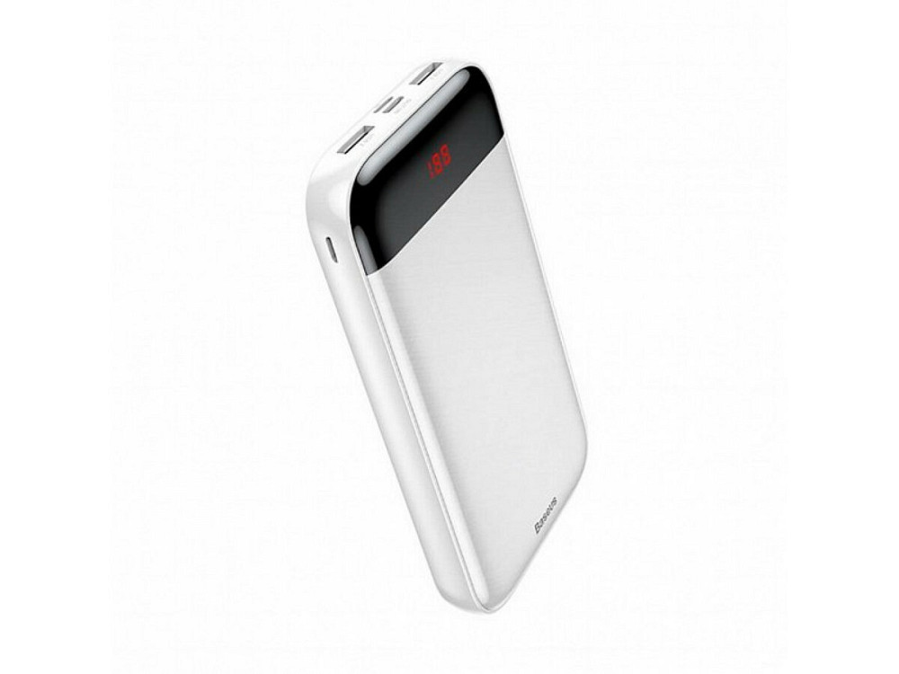 Зовнішній акумулятор Baseus Mini Cu Digital Display Power Bank 20000mAh  White Київ - фото 4