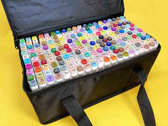 Маркери TOUCH 200 кольорів, самий великий набір маркерів для скетчинга на спиртовій основі для художників Кам'янець-Подільський