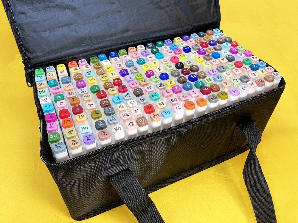 Маркеры TOUCH 200 цветов, самый большой набор маркеров для скетчинга на спиртовой основе для художников Каменец-Подольский - изображение 6