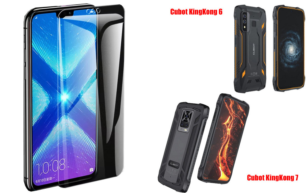 Захисне скло NeoGlass для Cubot KingKong 6, KingKong 7 – надпрозоре та стійке Київ - фото 2