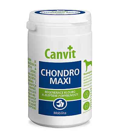 Canvit Chondro maxi (Канвіт Гондро максі) вітамінна кормова добавка для регенерації суглобів собак від 25 кілограмів. 500 г. Запоріжжя