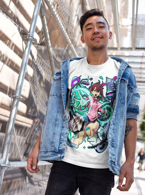 Футболка чоловіча з аніме принтом Дандадан Сеіко Айасе Косплай оверсайз (S/M/L) Чорний AnimeJ1213 Дніпро - фото 3