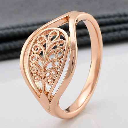 Кольцо 20 размер Xuping, (ширина 12мм, вес 2.8г), позолота РО Киев