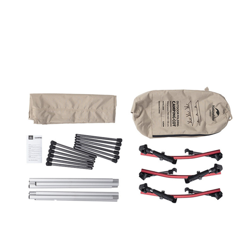 Ліжко складане ультралегке Naturehike NH19JJ006 алюміній (Зелений) Вінниця - фото 8