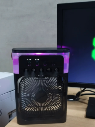 Портативний вентилятор зволожувач повітря 3в1 з нічником Вінниця