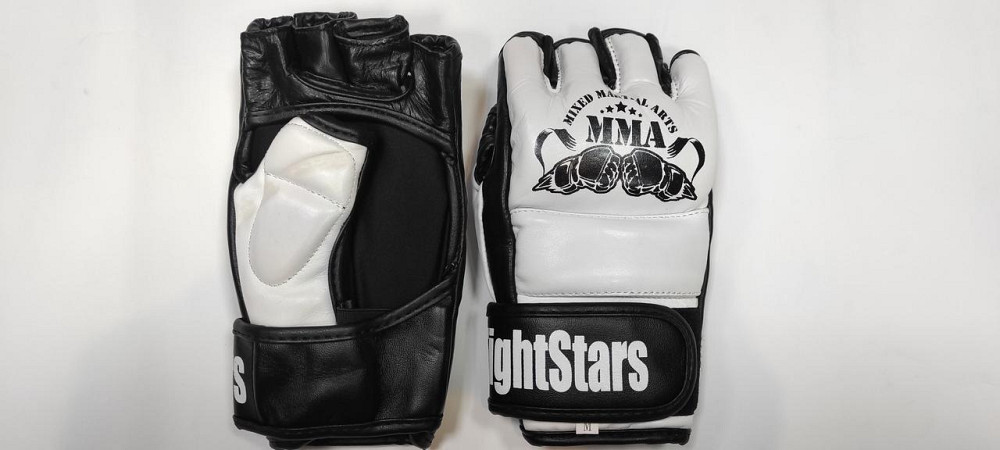 ММА Рукавички М-4 M шкіра Вишневе - фото 1