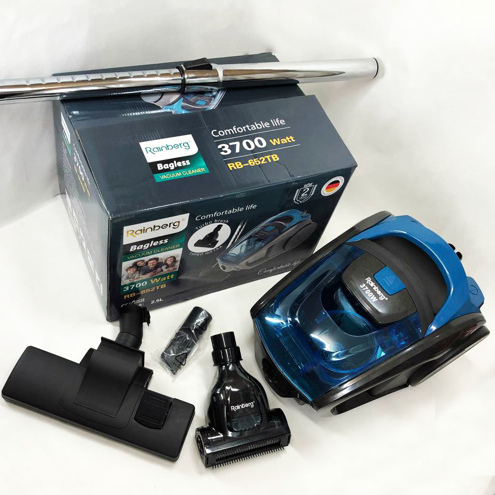 Пылесос для дома надежный Rainberg, Компактный контейнерный пылесос, Пылесосы для дома топ WY-42 Ивано-Франковск - изображение 2