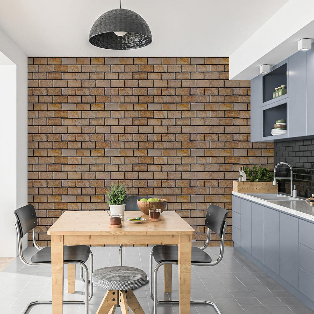 Декоративная ПВХ панель кирпич 960х480х4мм Коричневый мрамор SW-00001428 Днепр - изображение 6