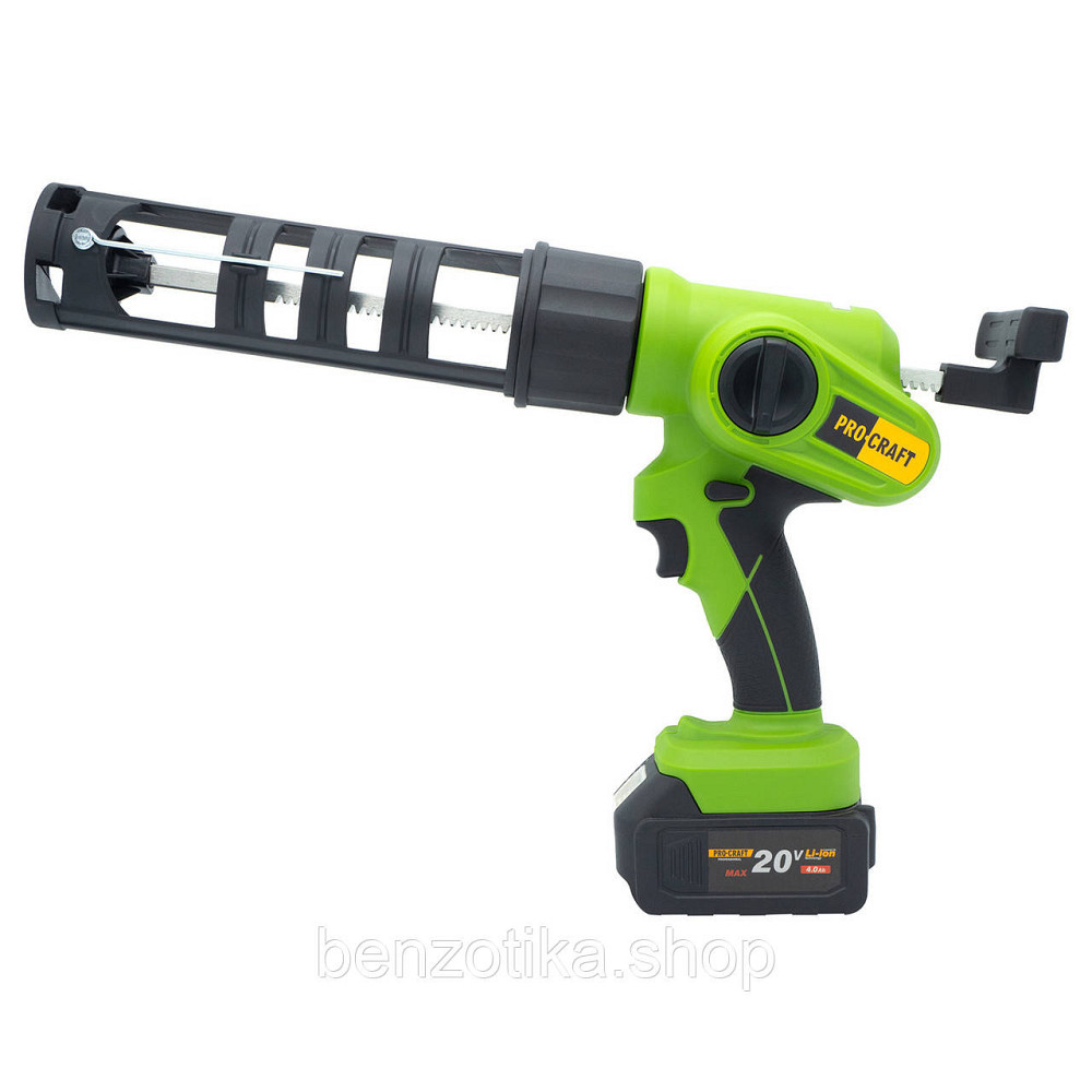 Акумуляторний пістолет для герметика Procraft PC20 (Без АКБ та ЗП) Київ - фото 3