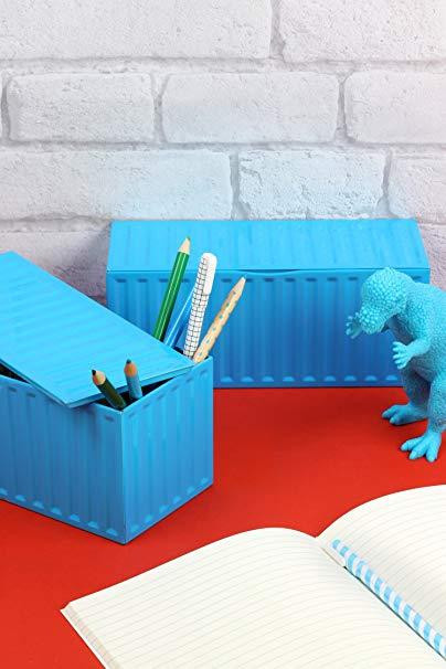 Коробка для хранения бытовых вещей, голубая Ровно - изображение 3