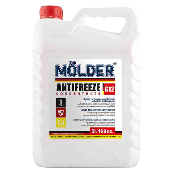 Антифриз Molder G12 красный концентрат 5л Львов