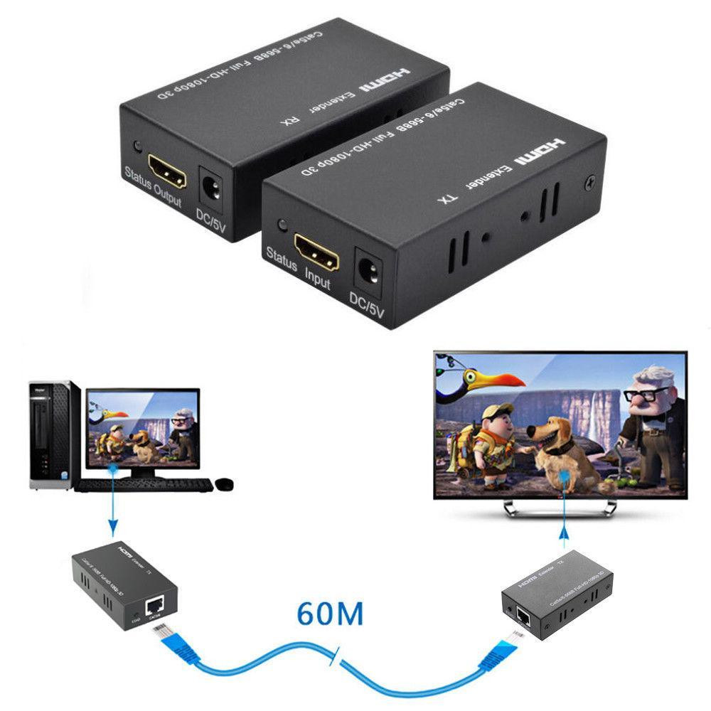 Активный HDMI удлинитель по витой паре предназначен для передачи видео и аудио сигналов на расстояние до 60 м Киев - изображение 2