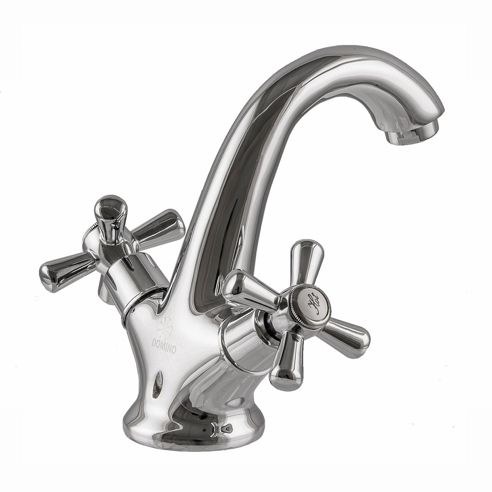 Змішувач для умивальника DOMINO DYM-027-CRUIZE Хром ,хрест кераміка Тернопіль - фото 3