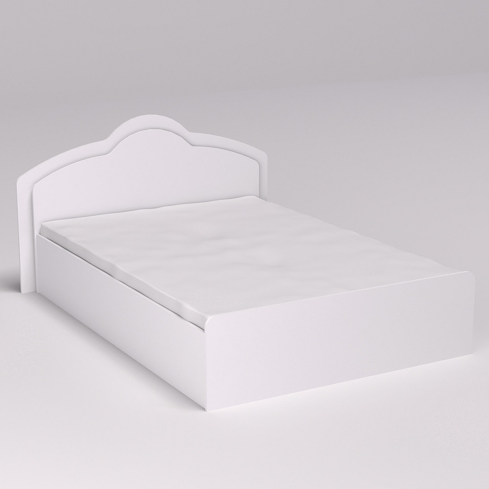 Ліжко Діана двоспальне, Білий, 2048х1610х1030 Львів - фото 1