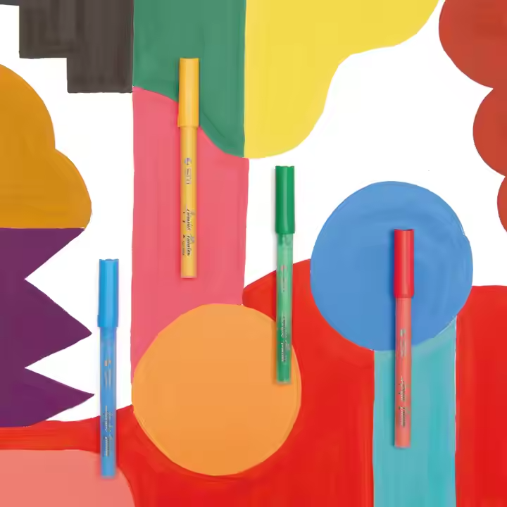 Маркери акрилові STA для малювання, преміум якість, набір 100 кольорів, універсальні для скла, дерева, ткани та кераміки Кам'янець-Подільський - фото 5