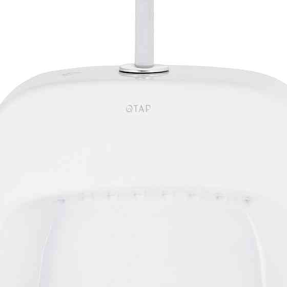 Пісуар підвісний Qtap Crow з краном-дозатором 390х330х660 White QT0588112HW Київ