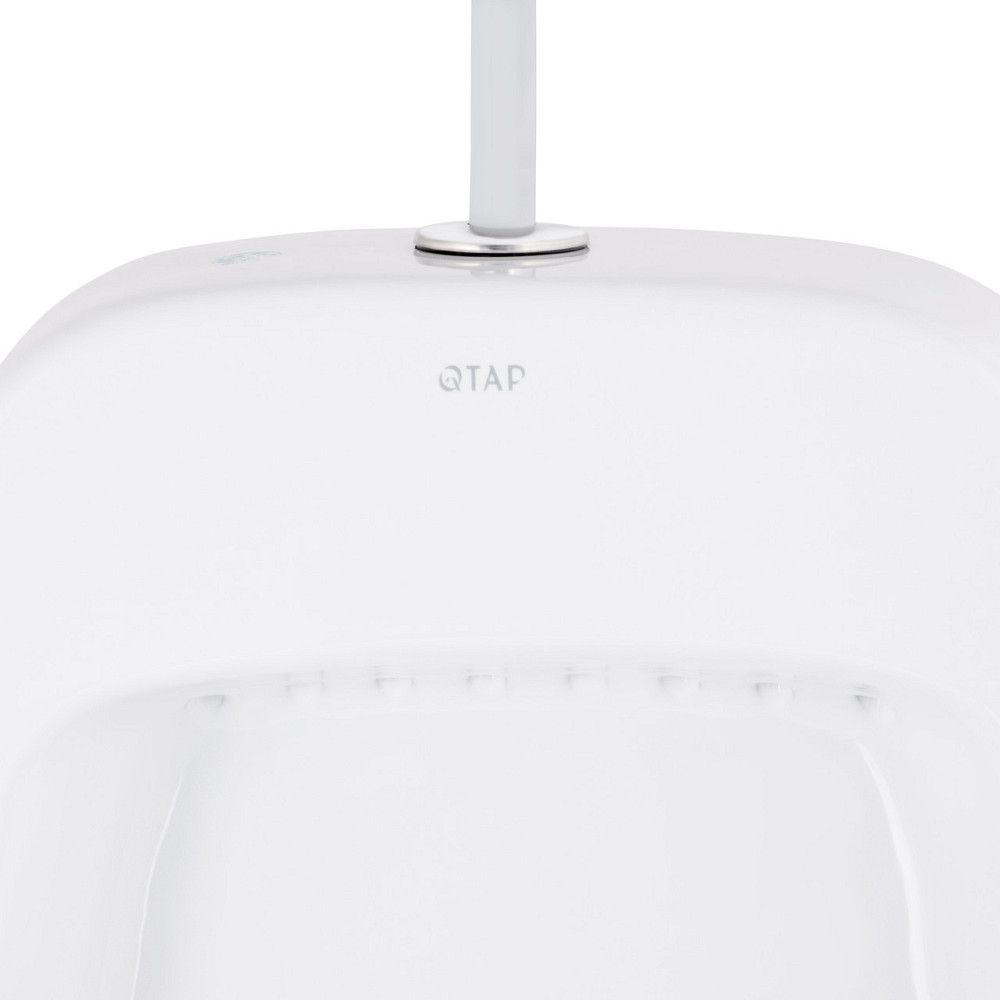 Пісуар підвісний Qtap Crow з краном-дозатором 390х330х660 White QT0588112HW Київ - фото 4