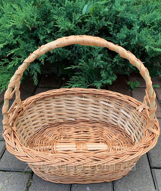 Кошик плетений з лози Київ - фото 7