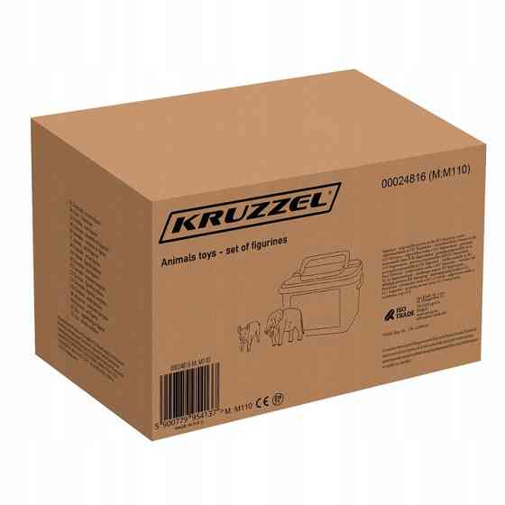 Великий ігровий набір фігурок тварин 48 шт в ящику Kruzzel (24816) Нововолинськ