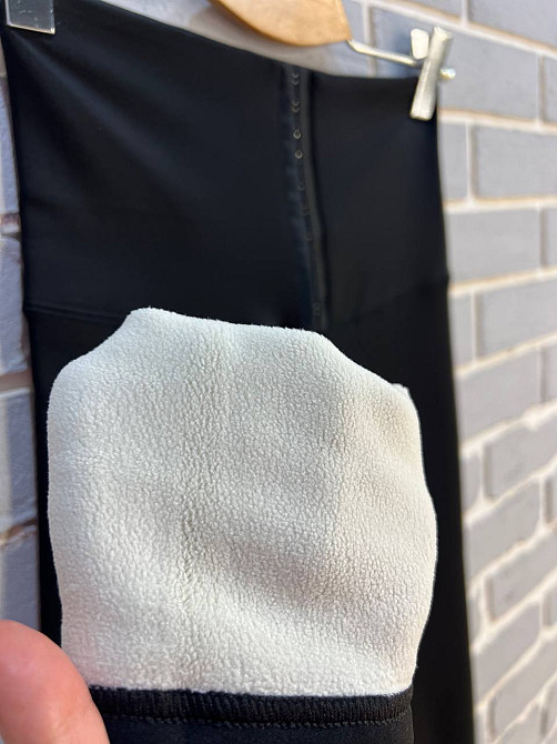 Лосини жіночі Kenalin 9240 мікродайвінг корсет гачки утеплені на хутрі чорні, чорний, 3XL Київ - фото 17