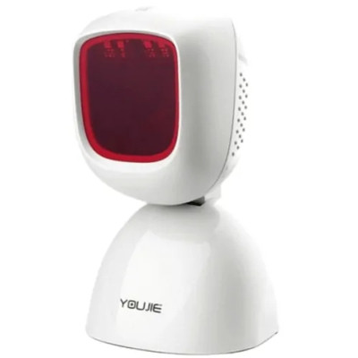 Сканер штрих-коду Honeywell Youjie HF600, 2D, USB, white (YJ HF600-0-2USB) Вінниця - фото 2