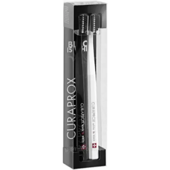 Набор зубных щеток Curaprox CS 5460 BLACK IS WHITE Limited Ediion (2 шт) Львов