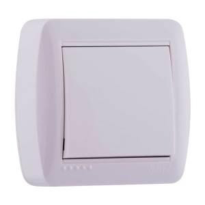 DEMET білий Вимикач зовнішній 1кл Лезард Житомир - изображение 1