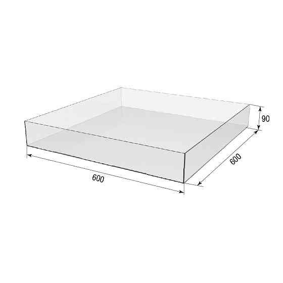 Короб для эбру EKOSTAR 600х600х90 Киев