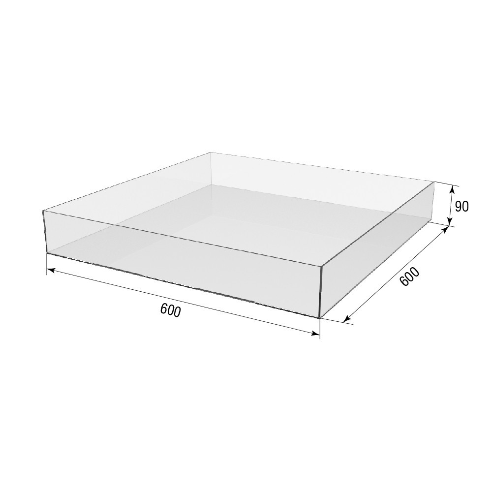 Короб для эбру EKOSTAR 600х600х90 Киев - изображение 3