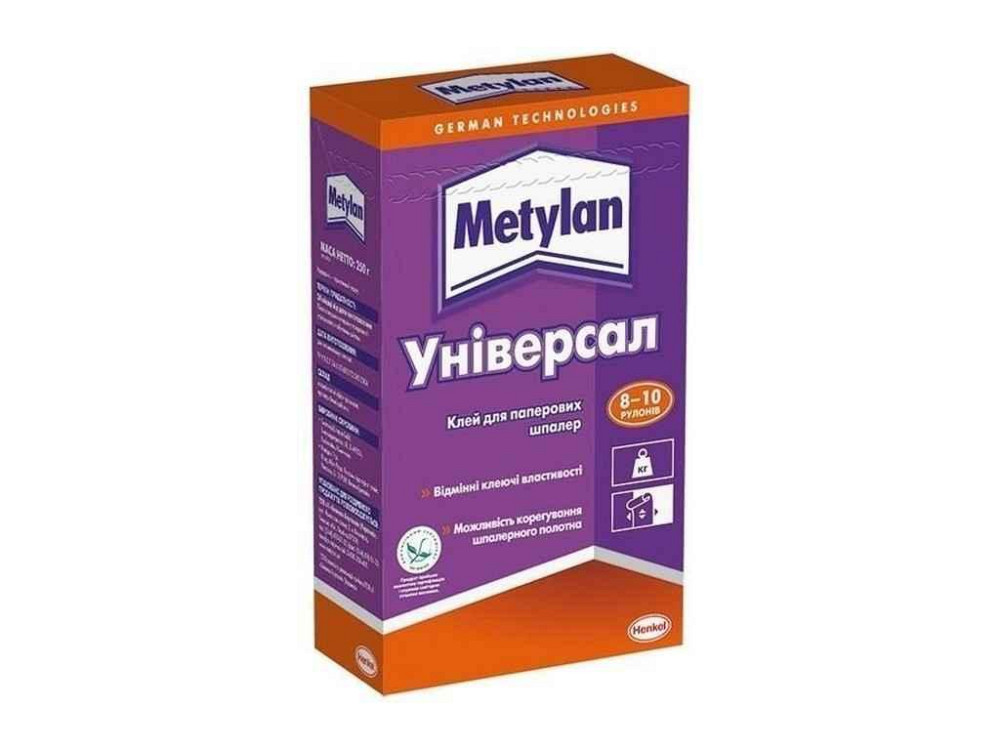 Клей для шпалер Універсал для папер. шпалер 250г ТМ METYLAN Київ - фото 1