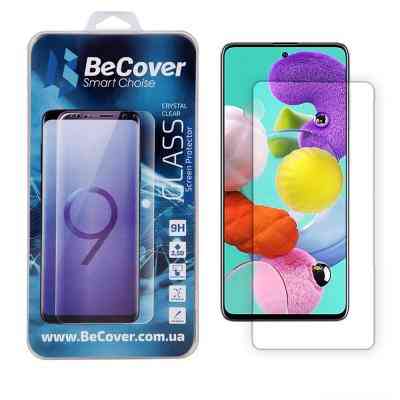 Стекло защитное BeCover Samsung Galaxy A51 SM-A515 Crystal Clear Glass (704669) Винница