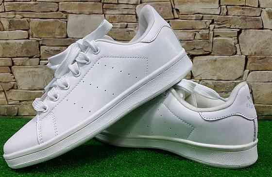 Женские кожаные  кроссовки Adidas Stan Smith White Киев