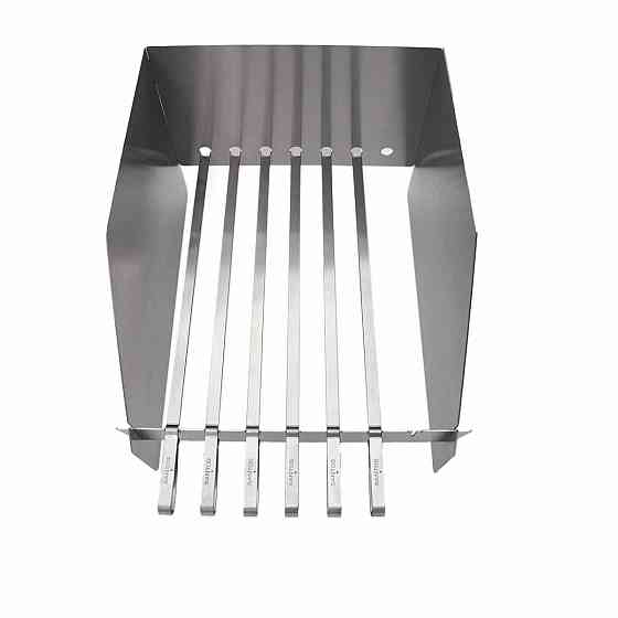 Набор шампуров для боковой горелки гриля SANTOS, из нержавеющей стали, ветрозащиты, набор 6 шт. 890956 Код: 010998 Ровно